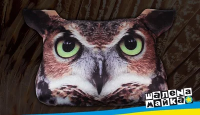 Подушки с фото: подушка - сова